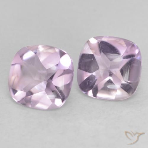Shop natural 0.96ct 薄い赤みがかったバイオレット アメジスト gems, クッション, from ブラジル at GemSelect. In stock, global shipping!