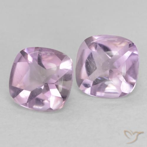 Shop natural 1.07ct とても薄いバイオレット アメジスト gems, クッション, from ブラジル at GemSelect. In stock, global shipping!