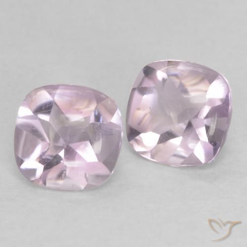 Shop natural 1.04ct 紫がかったピンクホワイト アメジスト gems, クッション, from ブラジル at GemSelect. In stock, global shipping!