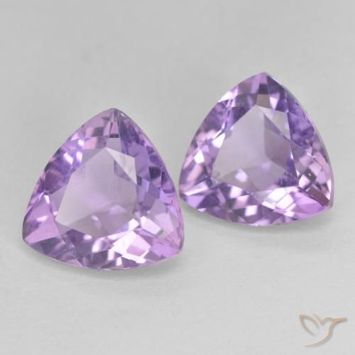 Shop natural 5.31ct ライトバイオレット アメジスト gems, トリリオン, from ブラジル at GemSelect. In stock, global shipping!