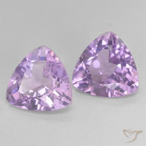 Shop natural 5.66ct ミディアムピンクバイオレット アメジスト gems, トリリオン, from ブラジル at GemSelect. In stock, global shipping!
