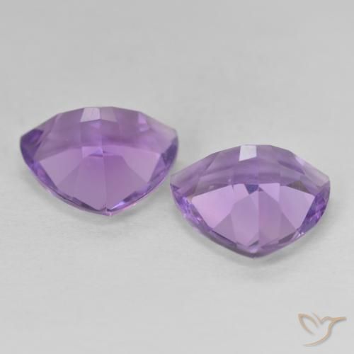 Shop natural 5.42ct ミディアムピンクバイオレット アメジスト gems, トリリオン, from ブラジル at GemSelect. In stock, global shipping!