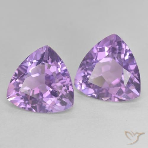 Shop natural 5.73ct ミディアムバイオレット アメジスト gems, トリリオン, from ブラジル at GemSelect. In stock, global shipping!