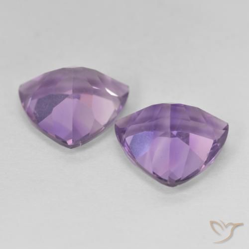 Shop natural 5.71ct ミディアムピンクバイオレット アメジスト gems, トリリオン, from ブラジル at GemSelect. In stock, global shipping!