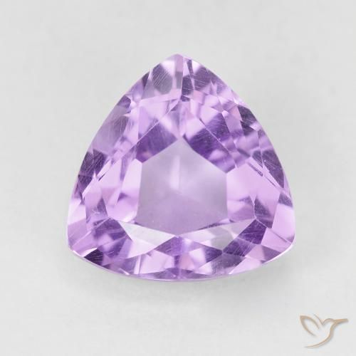 3.26ct 天然 ピンクがかったアイリスバイオレット アメジスト, トリリオン, VVS-VS