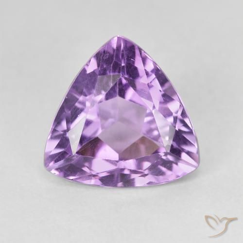 2.96ct 天然 パープルがかったバイオレット アメジスト, トリリオン, VVS-VS