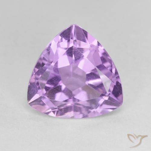2.91ct 天然 パープルがかったバイオレット アメジスト, トリリオン, VVS-VS