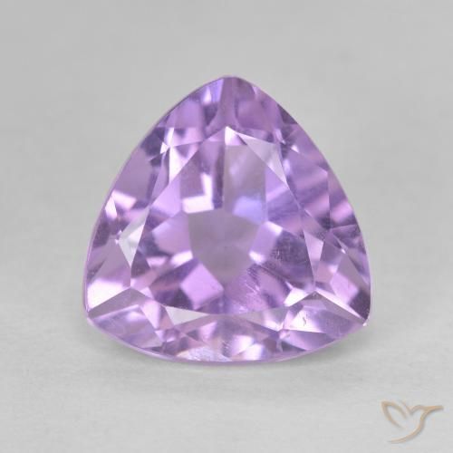 3.12ct 天然 ピンクがかったバイオレット アメジスト, トリリオン, VS