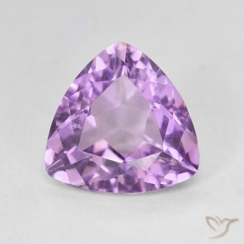2.86ct 天然 ピンクがかったバイオレット アメジスト, トリリオン, VVS-VS