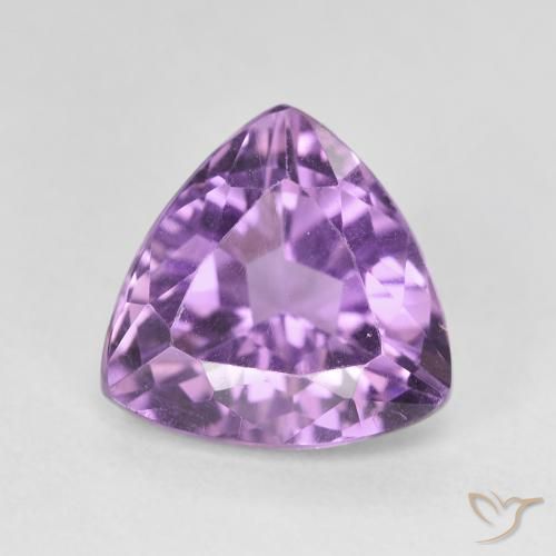 2.91ct 天然 ミディアムバイオレット アメジスト, トリリオン, VVS-VS
