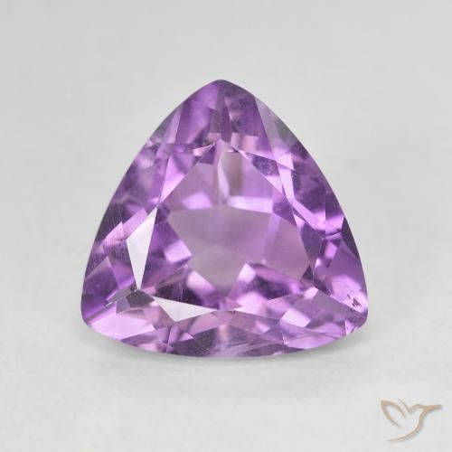 2.92ct 天然 ピンクがかったバイオレット アメジスト, トリリオン, VVS-VS