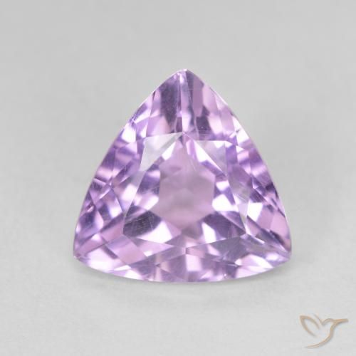 2.78ct 天然 ピンクがかったアイリスバイオレット アメジスト, トリリオン, VVS-VS