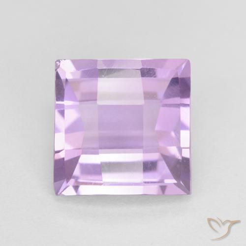 2.41ct 天然 ピンクがかったバイオレット アメジスト, 四角形, VVS