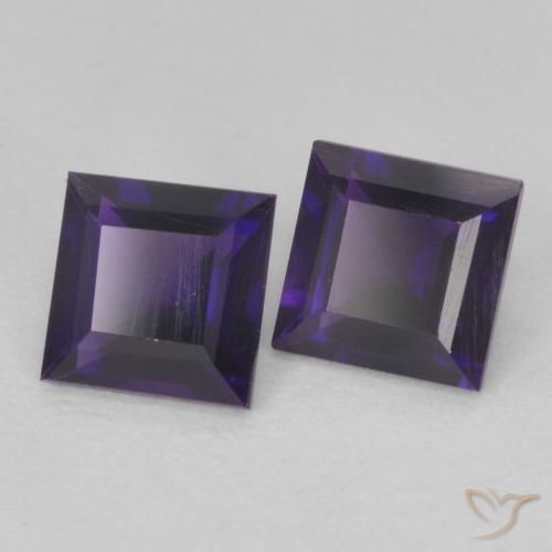 Shop natural 0.86ct ダークバイオレット アメジスト gems, 四角形, from ブラジル at GemSelect. In stock, global shipping!