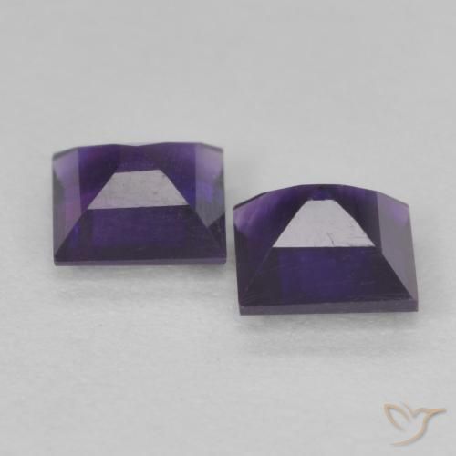 Shop natural 0.86ct ダークバイオレット アメジスト gems, 四角形, from ブラジル at GemSelect. In stock, global shipping!