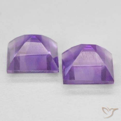 Shop natural 0.94ct 濃い紫 アメジスト gems, 四角形, from ブラジル at GemSelect. In stock, global shipping!