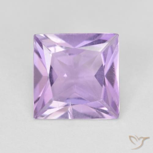 2.01ct 天然 アイリスバイオレット アメジスト, 四角形, VS