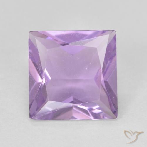1.20ct 天然 アイリスバイオレット アメジスト, 四角形, VS
