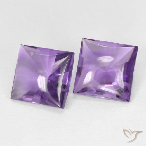 Shop natural 4.38ct Medium Light-Violet アメジスト gems, 四角形, from ブラジル at GemSelect. In stock, global shipping!