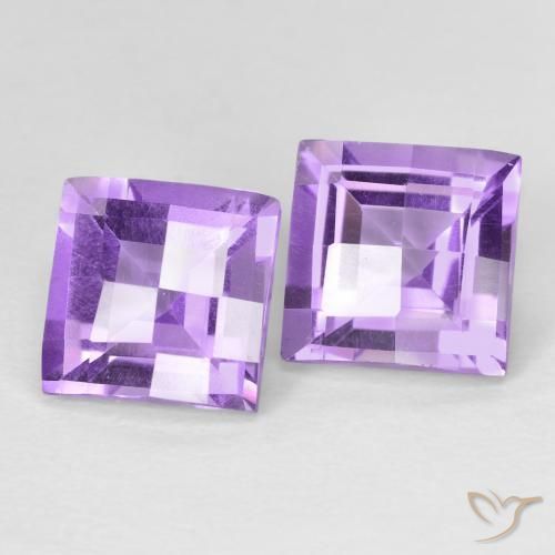 Shop natural 3.56ct ミディアムバイオレット アメジスト gems, 四角形, from ブラジル at GemSelect. In stock, global shipping!