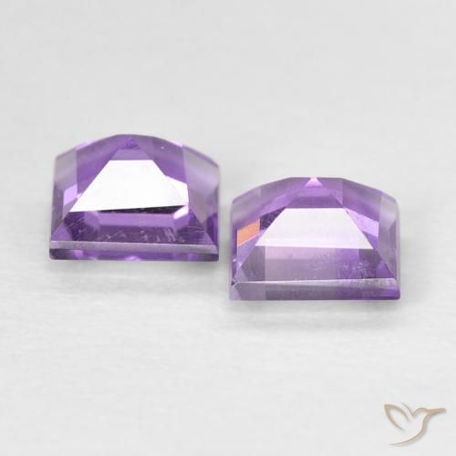 Shop natural 0.87ct Medium Dark-Violet アメジスト gems, 四角形, from ブラジル at GemSelect. In stock, global shipping!
