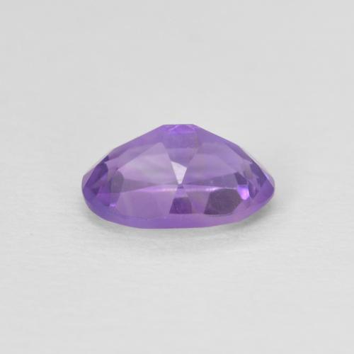 0.43カラットの天然Medium Light-Violetアメジスト、楕円形、VS