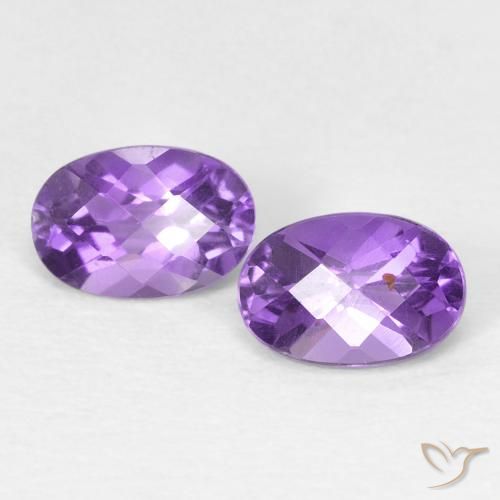 Shop natural 0.92ct ディープバイオレット アメジスト gems, 楕円形, from ブラジル at GemSelect. In stock, global shipping!