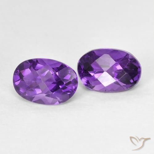 Shop natural 0.91ct ディープバイオレット アメジスト gems, 楕円形, from ブラジル at GemSelect. In stock, global shipping!