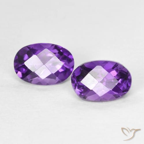 Shop natural 0.91ct ディープバイオレット アメジスト gems, 楕円形, from ブラジル at GemSelect. In stock, global shipping!