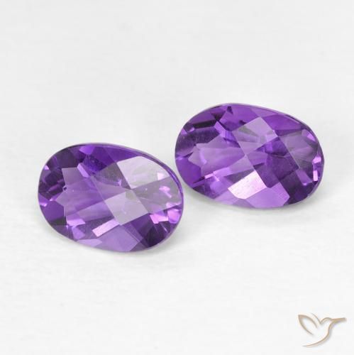 Shop natural 0.82ct ディープバイオレット アメジスト gems, 楕円形, from ブラジル at GemSelect. In stock, global shipping!
