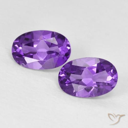 Shop natural 0.86ct Medium Light-Violet アメジスト gems, 楕円形, from ブラジル at GemSelect. In stock, global shipping!