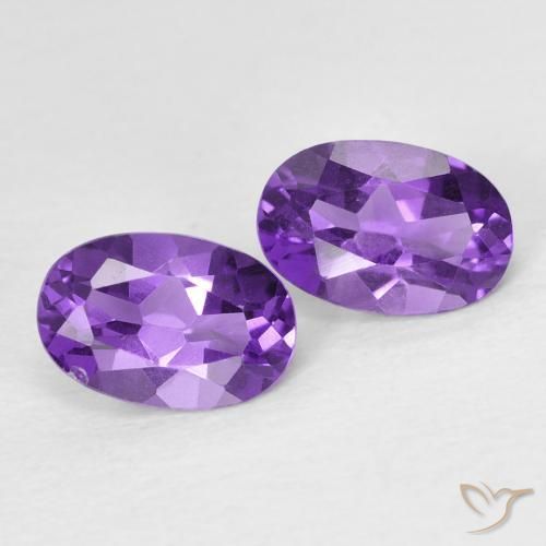 Shop natural 0.86ct Medium Light-Violet アメジスト gems, 楕円形, from ブラジル at GemSelect. In stock, global shipping!