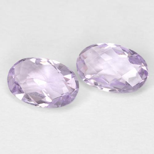 Shop natural 0.74ct ピンクがかったバイオレット アメジスト gems, 楕円形, from ブラジル at GemSelect. In stock, global shipping!