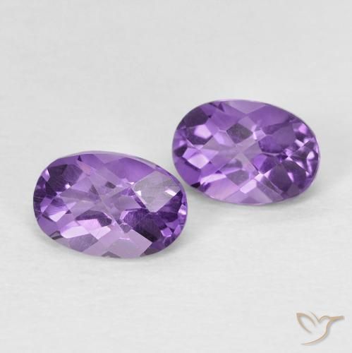 Shop natural 0.89ct 濃い紫 アメジスト gems, 楕円形, from ブラジル at GemSelect. In stock, global shipping!