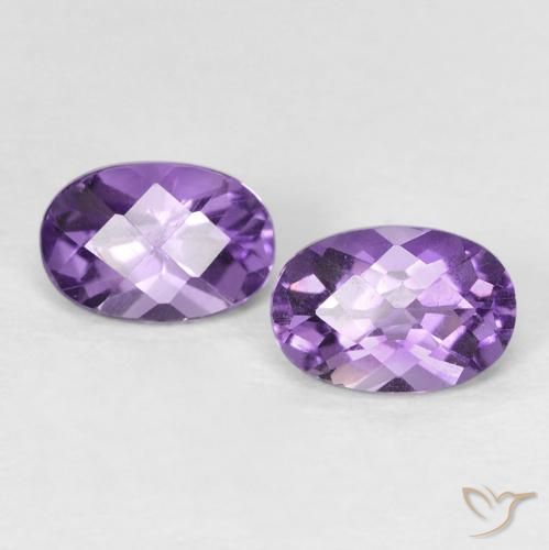 Shop natural 0.93ct 濃い紫 アメジスト gems, 楕円形, from ブラジル at GemSelect. In stock, global shipping!