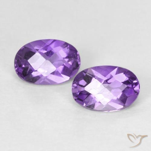 Shop natural 0.92ct 濃い紫 アメジスト gems, 楕円形, from ブラジル at GemSelect. In stock, global shipping!