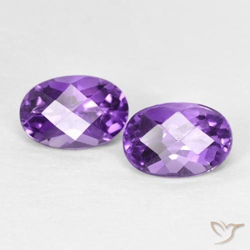 Shop natural 0.95ct 濃い紫 アメジスト gems, 楕円形, from ブラジル at GemSelect. In stock, global shipping!