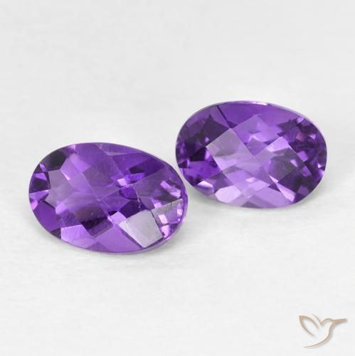 Shop natural 0.96ct ディープバイオレット アメジスト gems, 楕円形, from ブラジル at GemSelect. In stock, global shipping!