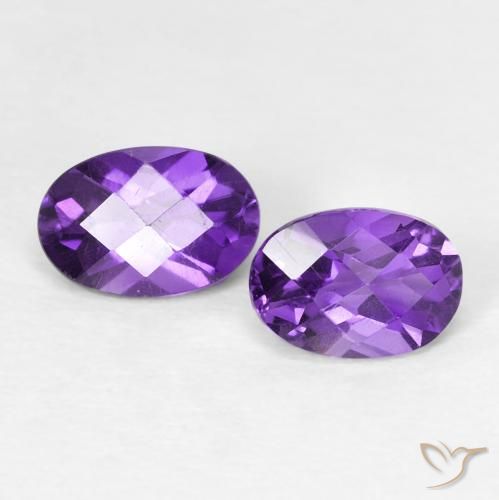 Shop natural 0.96ct ディープバイオレット アメジスト gems, 楕円形, from ブラジル at GemSelect. In stock, global shipping!