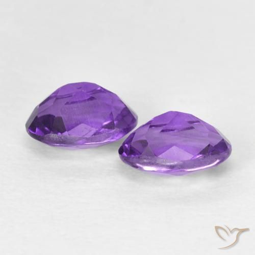 Shop natural 0.90ct 鮮やかなバイオレット アメジスト gems, 楕円形, from ブラジル at GemSelect. In stock, global shipping!