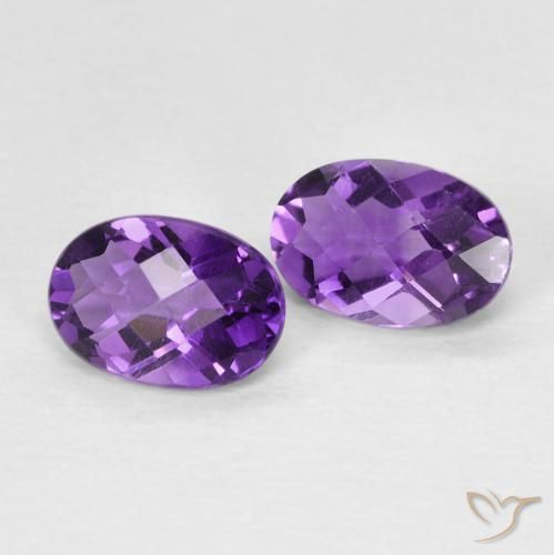 Shop natural 0.90ct 濃い紫 アメジスト gems, 楕円形, from ブラジル at GemSelect. In stock, global shipping!