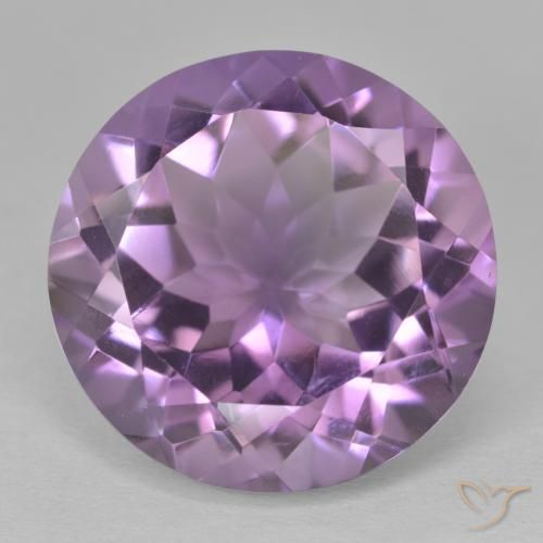 13.34ct 天然 ミディアムバイオレット アメジスト, ラウンド, VVS