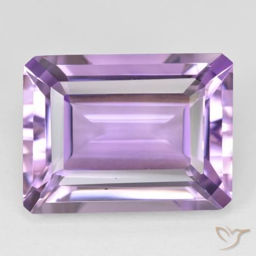21.50ct 天然 ピンクがかったバイオレット アメジスト, エメラルドカット, VVS