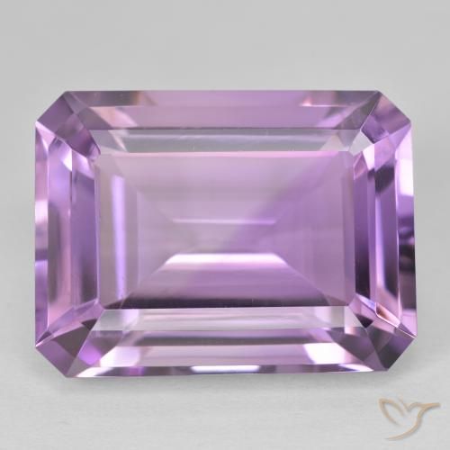 22.71ct 天然 パープルがかったバイオレット アメジスト, エメラルドカット, VVS