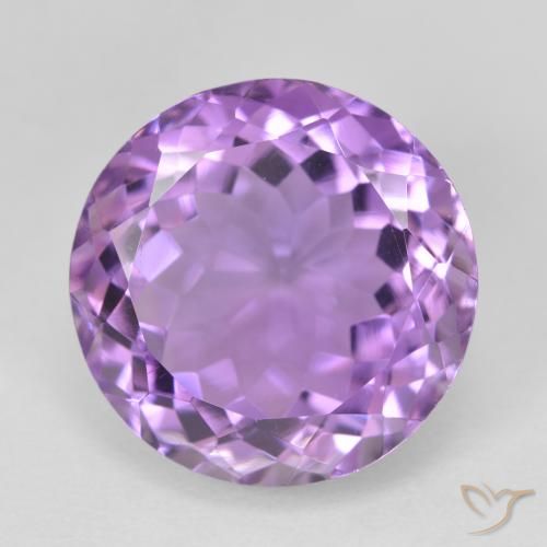 12.59ct 天然 濃いパープルがかったバイオレット アメジスト, ラウンド, VVS