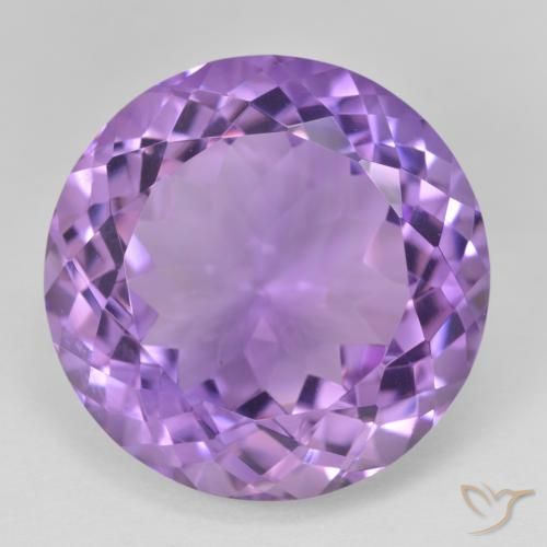 26.56ct 天然 ディープバイオレット アメジスト, ラウンド, VVS