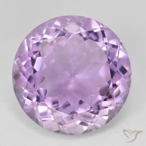 26.13ct 天然 ピンクがかったバイオレット アメジスト, ラウンド, VVS