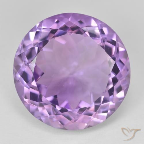 26.00ct 天然 ピンクがかったバイオレット アメジスト, ラウンド, VVS