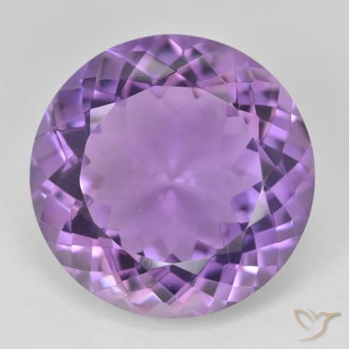 23.77ct 天然 ピンクがかったバイオレット アメジスト, ラウンド, VVS