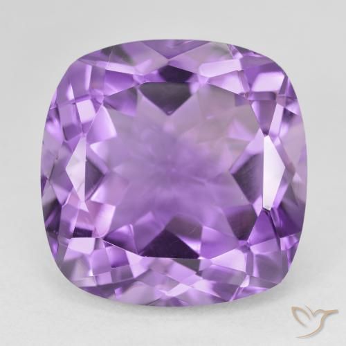 22.50ct 天然 ミディアムバイオレット アメジスト, クッション, VVS